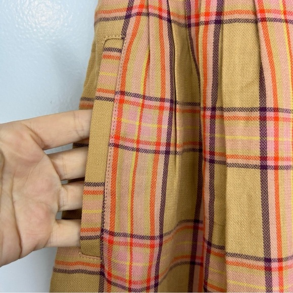 NWT Maeve Plaid Wide Leg High Wasited Kilt Culotte Anthropolgie Size XS Petite - Picture 11 of 14